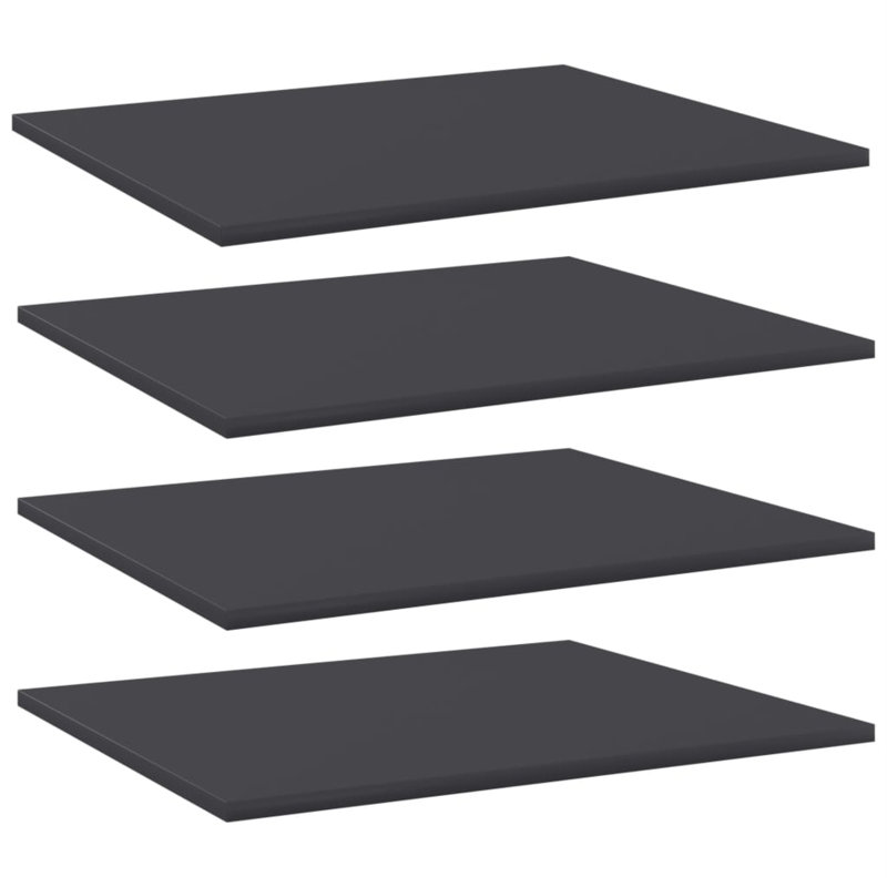 Floating Shelves Wall Shelving Wall Mounted Shelves Display Wall Units, 0.6" H x 23.6" W x 19.7" D, Gray