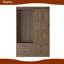 Armoire rustique avec porte coulissante et porte coulissante