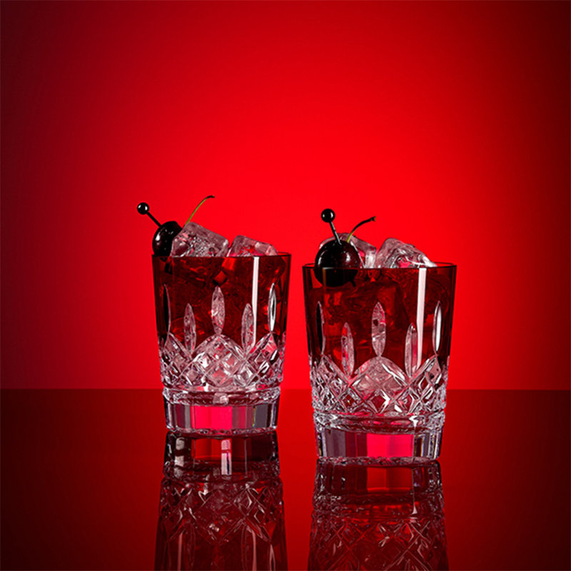 Waterford Lismore Red DOF 12.5floz, Set of 2