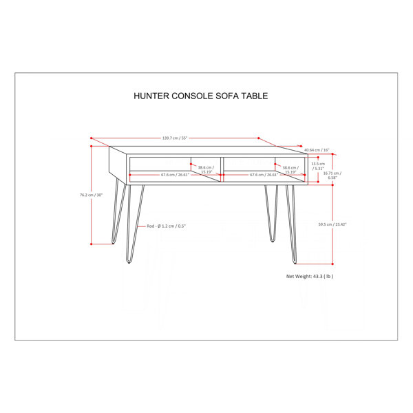 Dimensions du produit