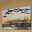 «Geese In Flight», reproduction d'art sur toile tendue-17708635