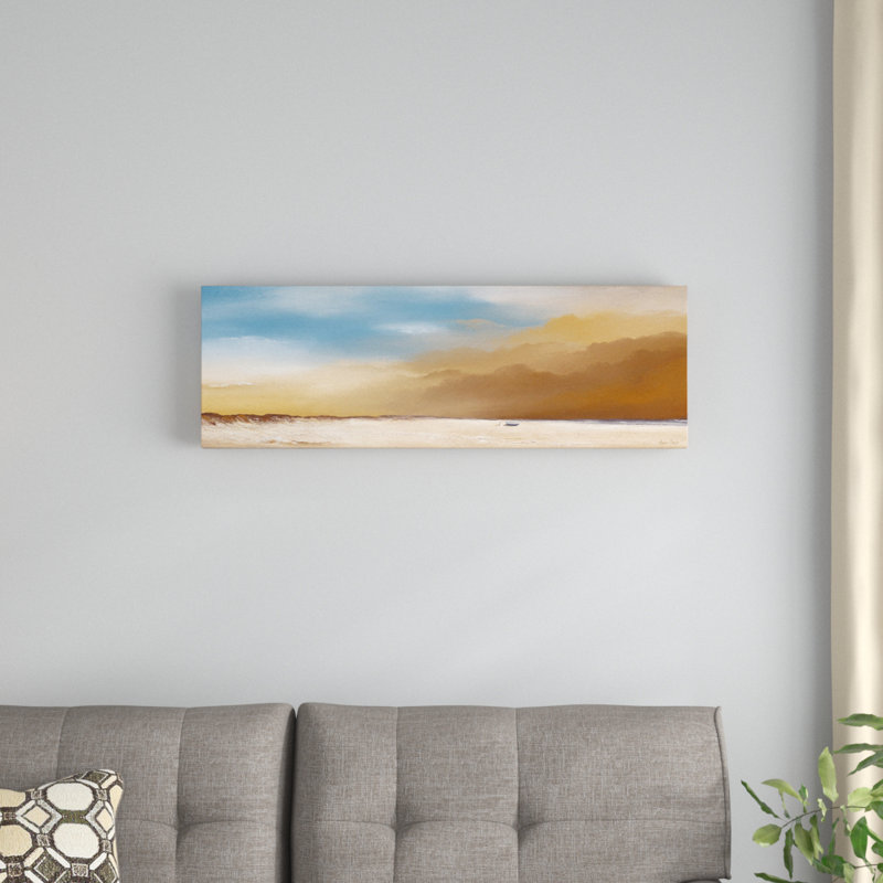 «Clouds IV», reproduction sur toile, H 20 po x l 60 po x P 1,5 po, Toile tendue
