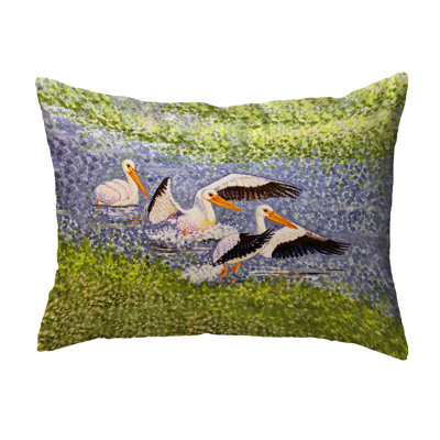 Indoor/Outdoor Rectangular Throw Pillow
