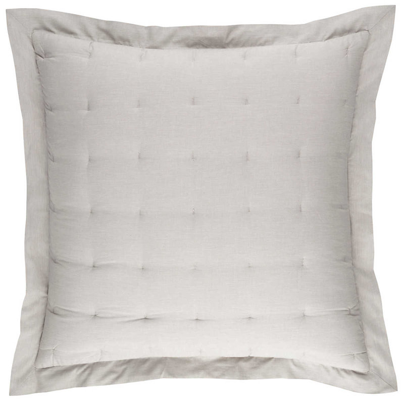 Taie décorative Cozy, Européen, Ivoire