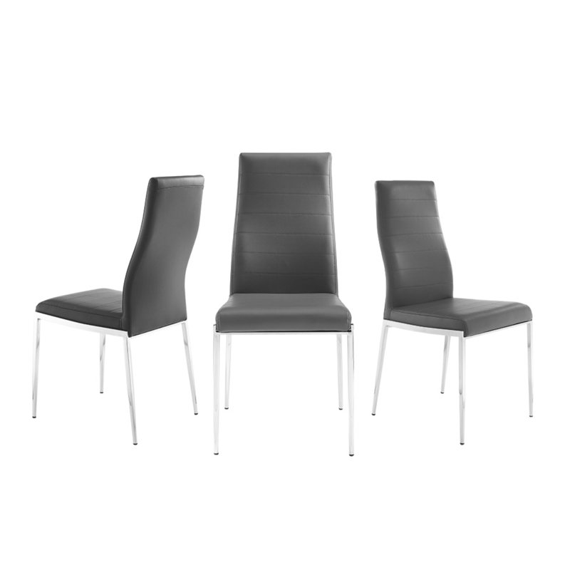 Chaise d'appoint Bevash, gris