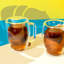 Verres à thé à double paroi JoyJolt Cadus, 10 oz