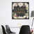 Toile avec cadre gris est en rupture de stock