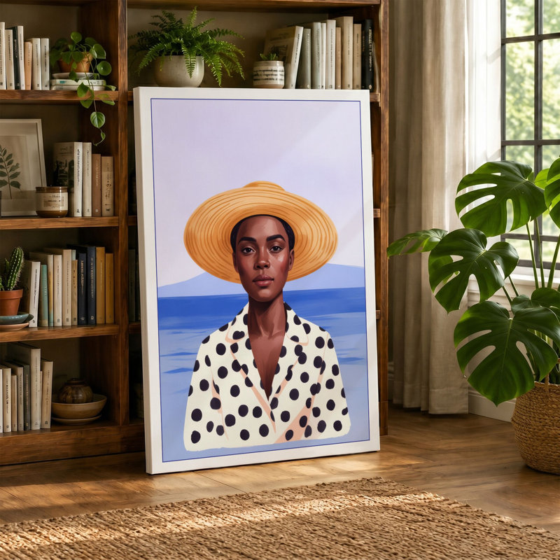 Print, 36x24 - 91.4 x 61.0 cm, Teal Border