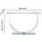 Hulet 48'' Glass Top Console Table