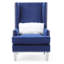 Élégante chaise longue à accoudoirs carrés