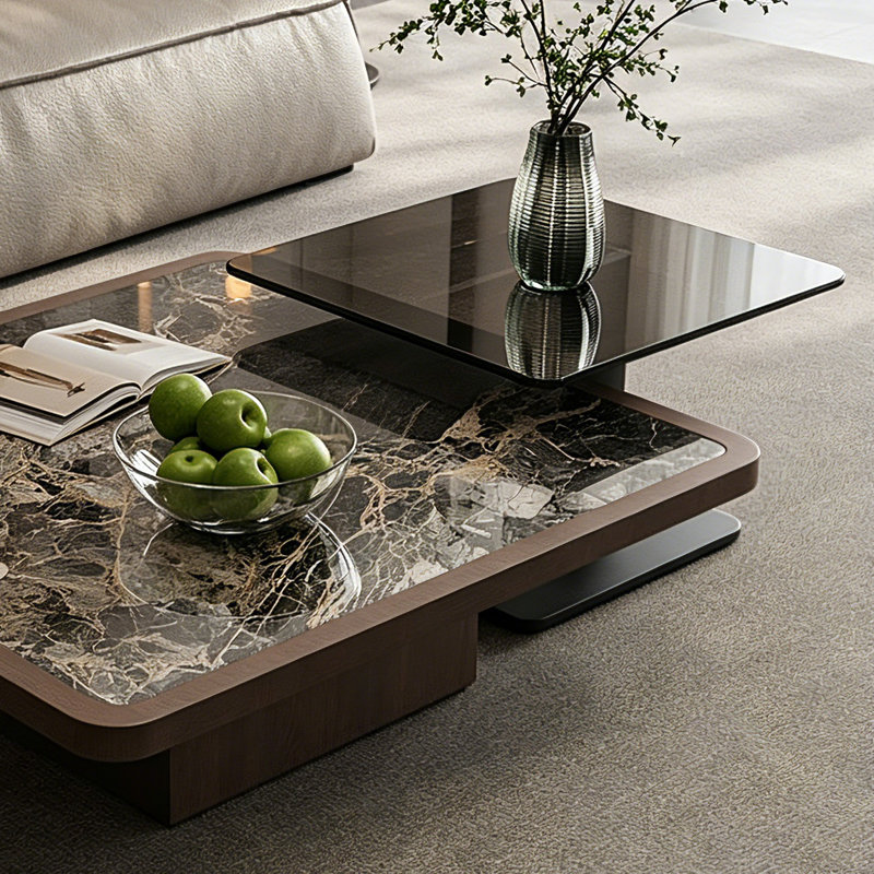 Ensemble de tables basses Modern, H 11,4 po x L 39,4 po x l 39,4 po