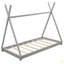 Lit plateforme simple avec structure triangulaire