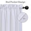 Ensemble de rideaux et cantonnières de cuisine, rideaux à carreaux gaufrés 100 % polyester imperméable avec passe-tringle pour cuisine, salle de bain et buanderie-522510765-522510768