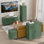 4-Piece Metal Storage Cabinet Set with Lockers, Nightstand, Sideboard & Wardrobe Modern Locker Style for Living Room or Entryway