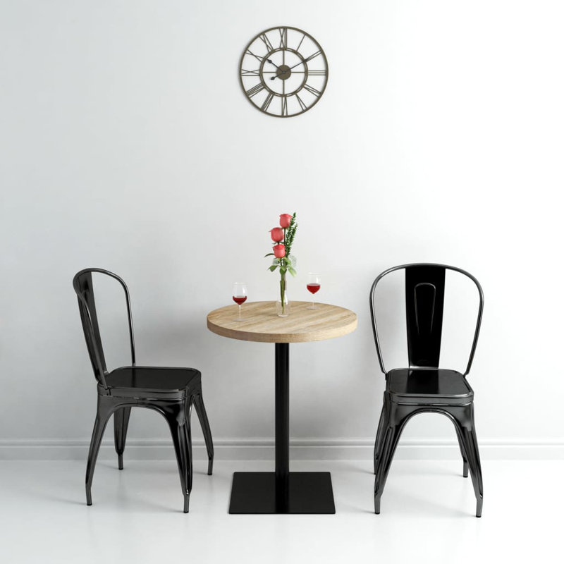 Table bistro Bistro, H 29,5 po x L 31,5 po x l 31,5 po, Chêne