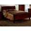 Lit simple en cerisier Louis Phillipe-1193165031-1193165032