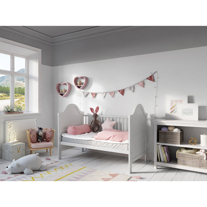 Rowland 2 Cot Bed, Whte