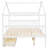 Wooden House Bed with Drawers-405512351-405512350