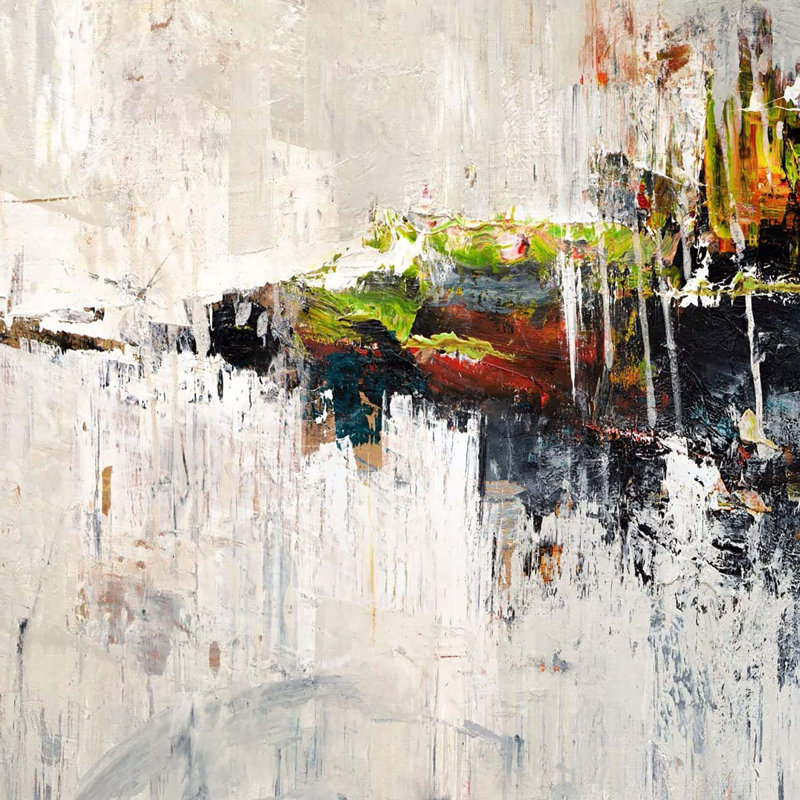 LAUNCH - Unframed Print on Canvas, Brown Framed Canvas, 24" H x 24" W x 1.75" D