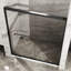 Cabine de douche 60 "x 72" - Verre trempé, noir mat, merveilleux utilisateur