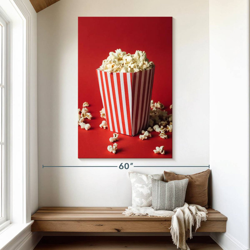 Yarlin Cinema Popcorn, 51" H x 34" W