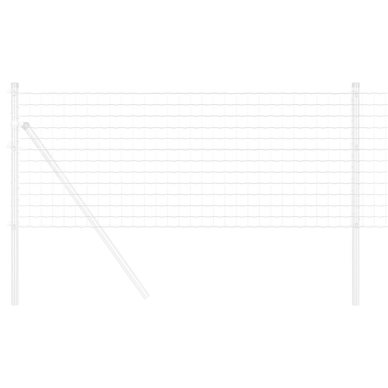 Border Fencing, 40 x 1000 x 0.2 cm, Silver