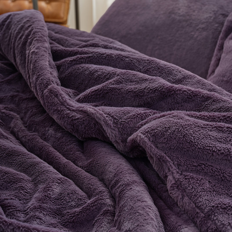 I Am Bed Serious - Coma Inducer® Oversized Queen Comforter Set - Nightshade Purple, Queen Comforter + 2 Standard Shams