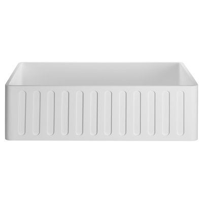 Évier de cuisine à surface solide réversible l 36 po x l 18 po Roine Series
