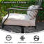 Chaise de salle à manger pivotante avec coussins et coussins-471526827