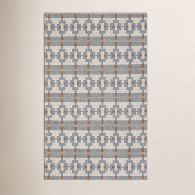Elsey Hand Tufted Wool Geometric Indoor Rug