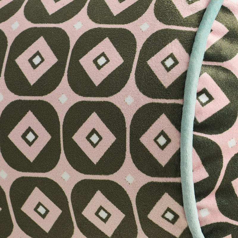 Retro Bolster Pillow Cover & Insert