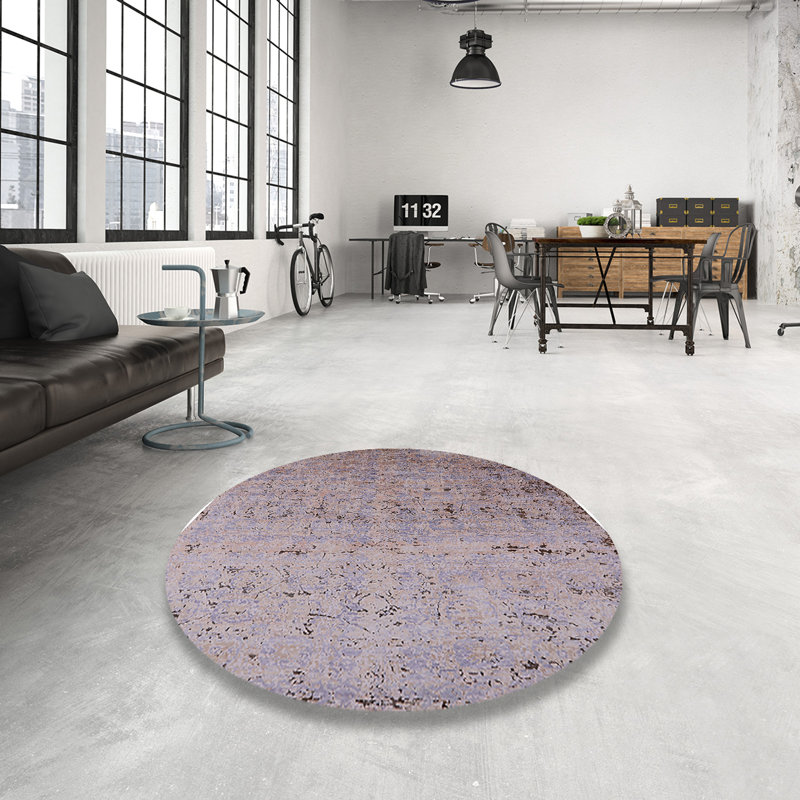 Abstract Indoor Rug, Round 3'