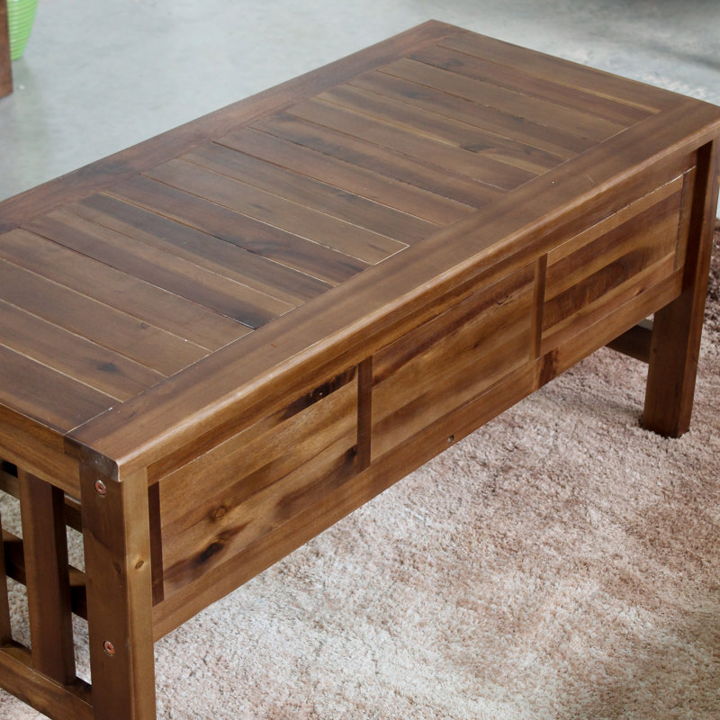 Enright Solid Wood Storage Bench