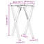 Ronks Dining Table Legs X-Frame Steel-338226204