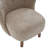 Aurora Boucle Upholstered Accent Chair with Wooden Legs-1024154814