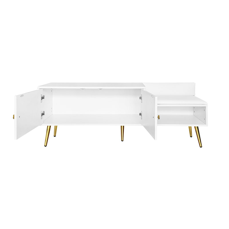 Banc de rangement pour chaussures avec coussins, Blanc