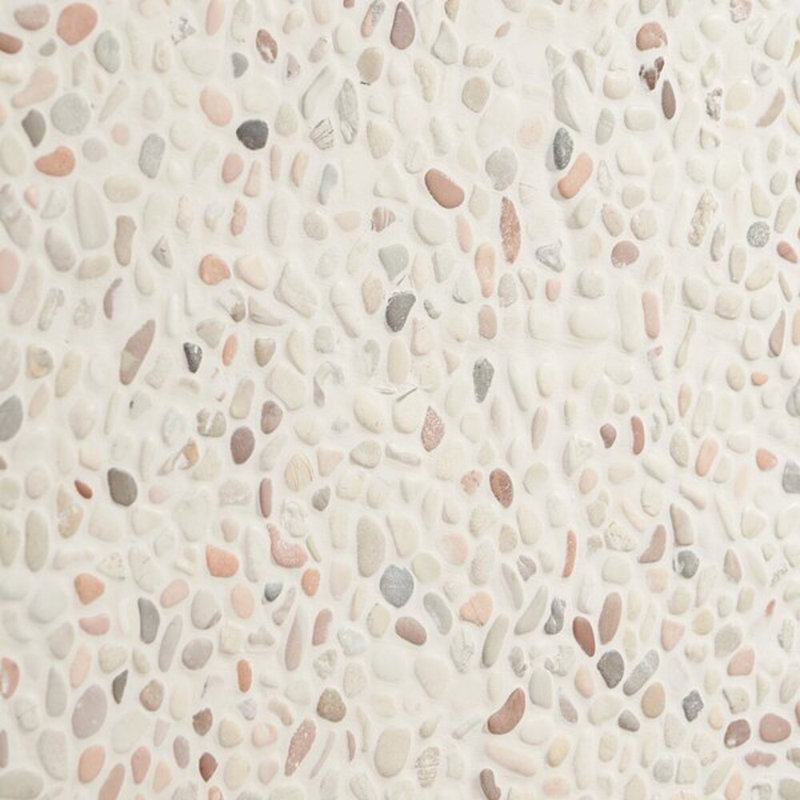 Nature 12x12 Micro Honed Natural Stone Mosaic Tile, Light Blend