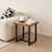 Walnut Night Stand,MDF Sidetable, Small Tea Table, Sofa Table With Metal Leg-1343281354