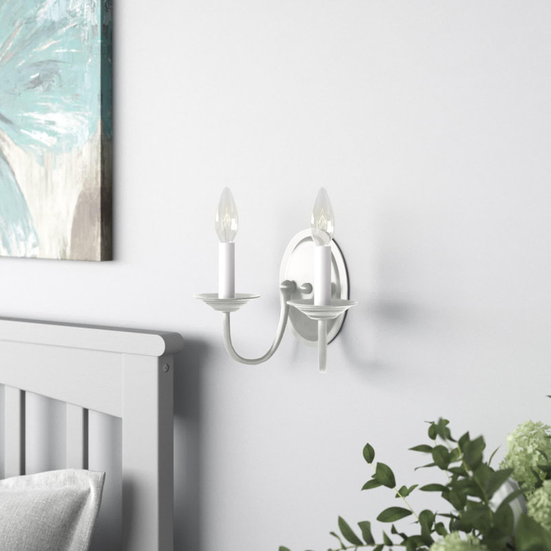 Freels Candle Wall Light, White