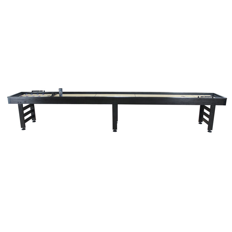 Saybrook Shuffleboard Table, 12', Weathered Midnight Charcoal Gray
