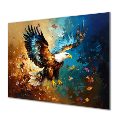 Soaring Eagle Freedom II - Animals Metal Wall Decor, Eagle Metal Print