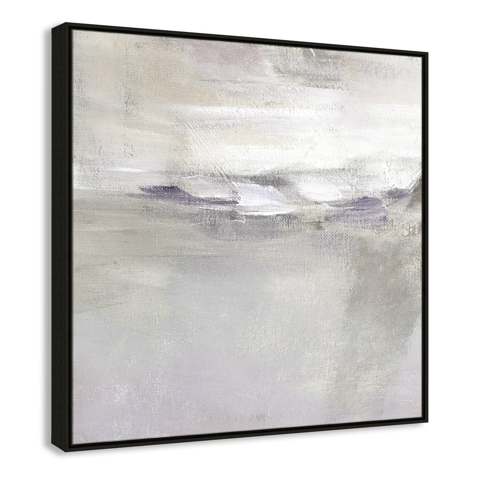 Abbott "Lilac Horizon" Print by Nan, 37.5" H x 37.5" W, Espresso Framed