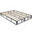 2-in-1 Metal Mattress Foundation & Bed Frame with Roll-Out Slats, Easy Assembly, Removable Legs, Heavy Duty Support, Headboard Brackets, Use as Bed Frame or Box Spring Alternative-1255054997