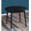 Modern Round Dining Table, Black & White Marble Design, 35.4 x 35.4 x 30.5 inches | 100% Melamine Coated Particle Board, Thickness: 0.7 inches | Sturdy Wooden Legs, Perfect for Stylish Dining Spaces, Elegant & Durable