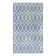 Blue Gitter Indoor/Outdoor Trellis Rug