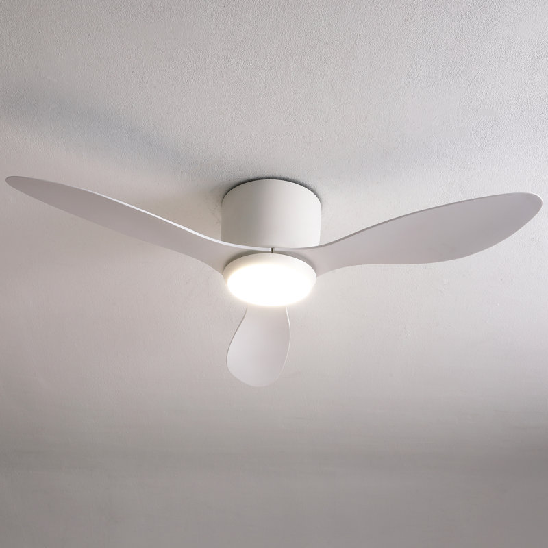Ventilateur de plafond encastré à intensité variable de 42 po avec lumières DEL et télécommande, 42''
