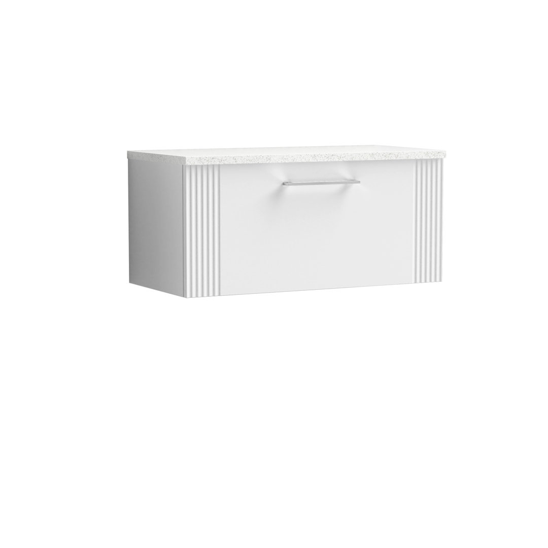 Deco 800mm Wall Hung Single Vanity Unit