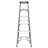 Fibreglass Step Ladder 6-Step 250Lbs Grey