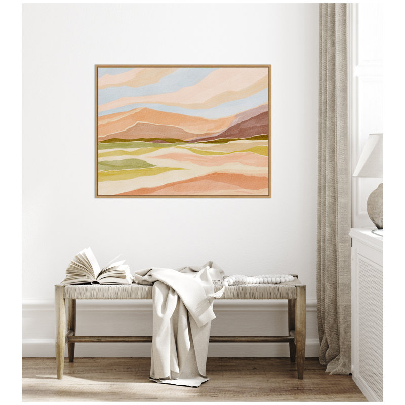«Desert Dreams» par Nikita Jariwala, reproduction d'art sur toile encadrée