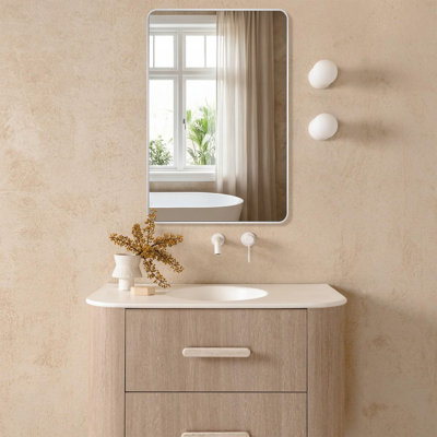 Chassin Wall Mount Bathroom Rectangular Vanity Mirror (Horizontal/Vertical)